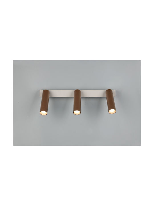 Trio Lighting Ambala Σποτ σε Καφέ Χρώμα