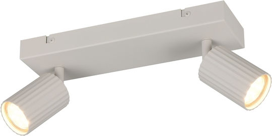 Trio Lighting Soka Σποτ σε Γκρι Χρώμα