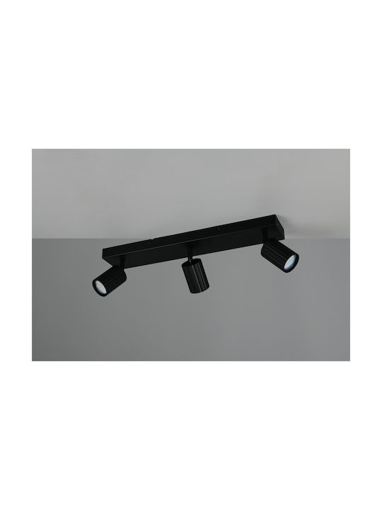 Trio Lighting Soka Σποτ σε Μαύρο Χρώμα