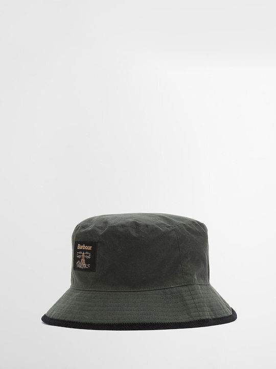 Barbour Υφασμάτινo Ανδρικό Καπέλο Στυλ Bucket Πράσινο