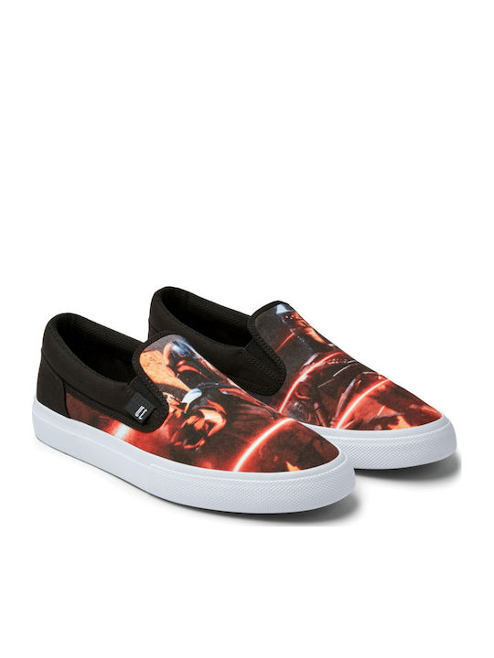Manual Stoff Herren Slip-Ons Rot