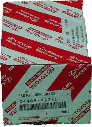 Toyota Genuine Front Brake Pad Set Auris Corolla 06'-14' 04465yzzec