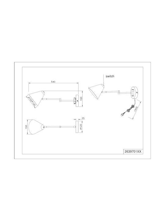Trio Lighting Cosima Φωτιστικό Τοίχου Trio Lighting Cosima Φωτιστικό Τοίχου