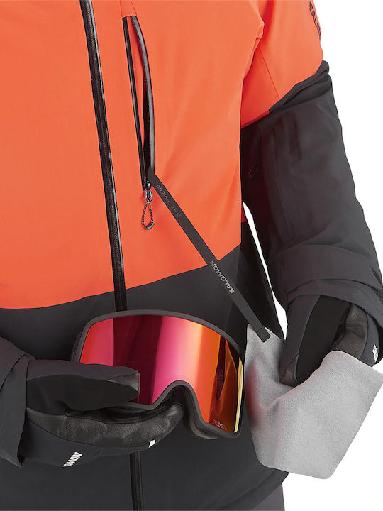 Salomon Men's Ski & Snowboard Jacket Orange LC2353500