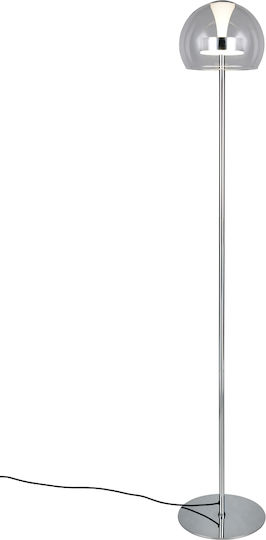 Trio Lighting Flynt Floor Lamp Silver