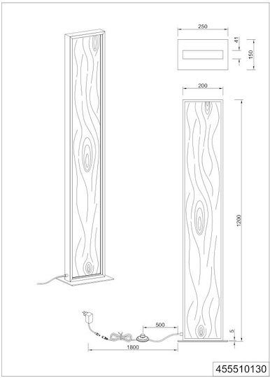 Trio Lighting Kalea Floor Lamp Beige