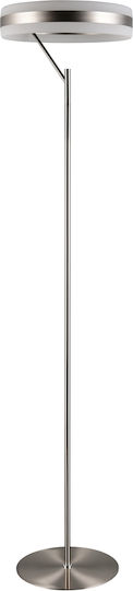 Trio Lighting Dios LED Floor Lamp Silver