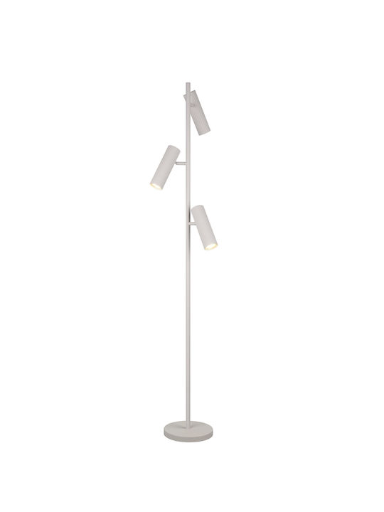 Trio Lighting Soka Φωτιστικό Δαπέδου Γκρι