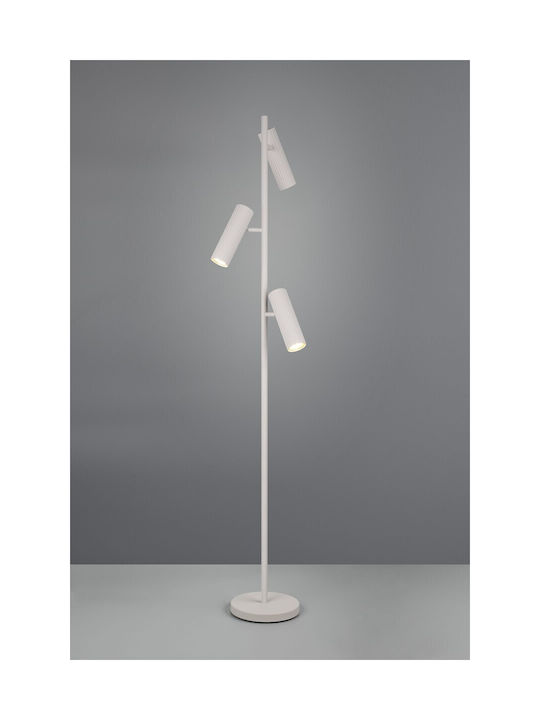 Trio Lighting Soka Φωτιστικό Δαπέδου Γκρι