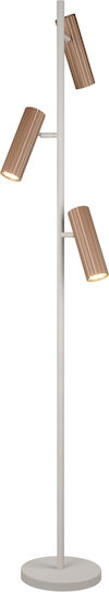 Trio Lighting Soka Подова Лампа Кафяв