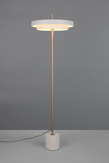 Trio Lighting Keaton LED Floor Lamp Gray