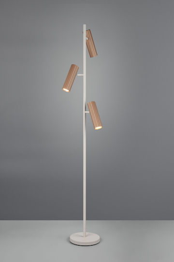Trio Lighting Soka Подова Лампа Кафяв