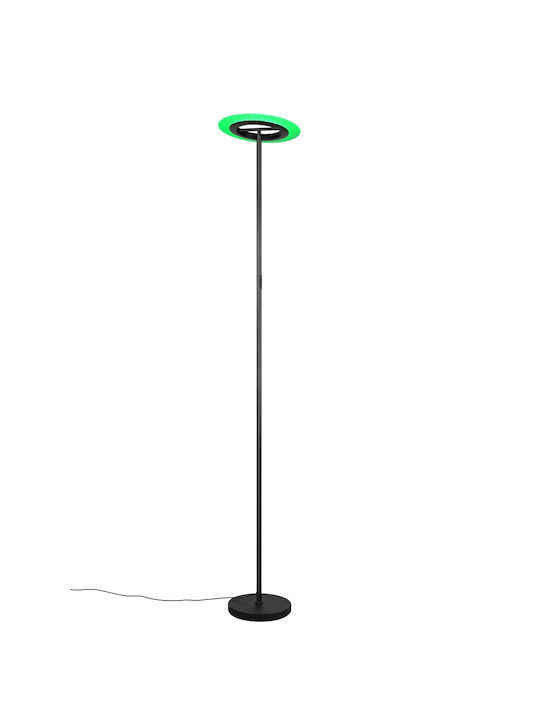 Trio Lighting LED Floor Lamp with Cool White Light Black
