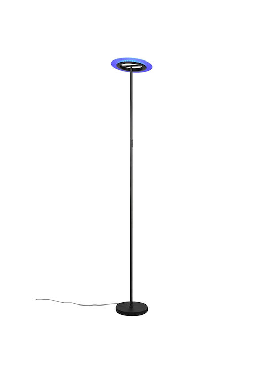 Trio Lighting LED Floor Lamp with Cool White Light Black