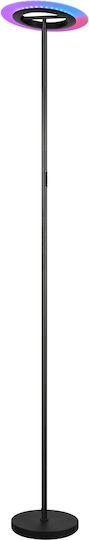 Trio Lighting LED Floor Lamp with Cool White Light Black