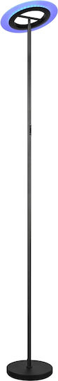Trio Lighting LED Floor Lamp with Cool White Light Black