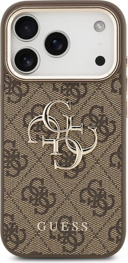Guess Umschlag Rückseite Synthetisches Leder / Leder Gold (iPhone 17 Pro Max)
