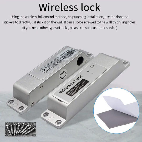 Electronic Lock Wireless in color Black