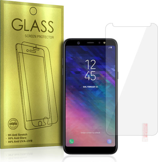 Glass Transparent Закалено стъкло Златист (Galaxy A6 2018)