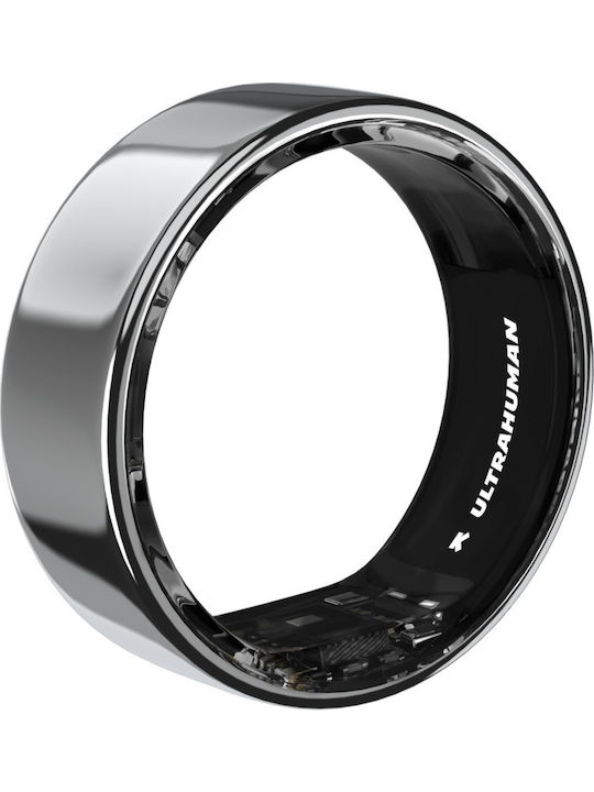 Ultrahuman Inel Inteligent 16.1mm Impermeabil Argintiu UHRA-AS-05