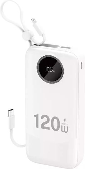 Dudao K13PRo Power Bank 20000mAh 22.5W with USB-A Port Power Delivery White