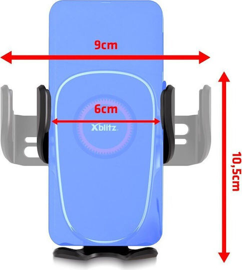 Xblitz Car Mobile Mount with Adjustable Hooks Black