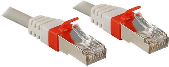 Lindy SF/UTP Cat.6 (Gigabit) Καλώδιο Δικτύου Ethernet 10m Γκρι