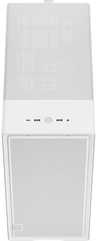 Fractal Design Epoch Gaming Midi Tower Computer Case with Side Window White TG Clear