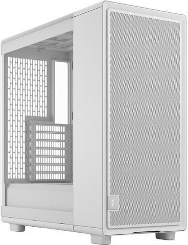 Fractal Design Epoch Gaming Midi Tower Computer Case with Side Window White TG Clear