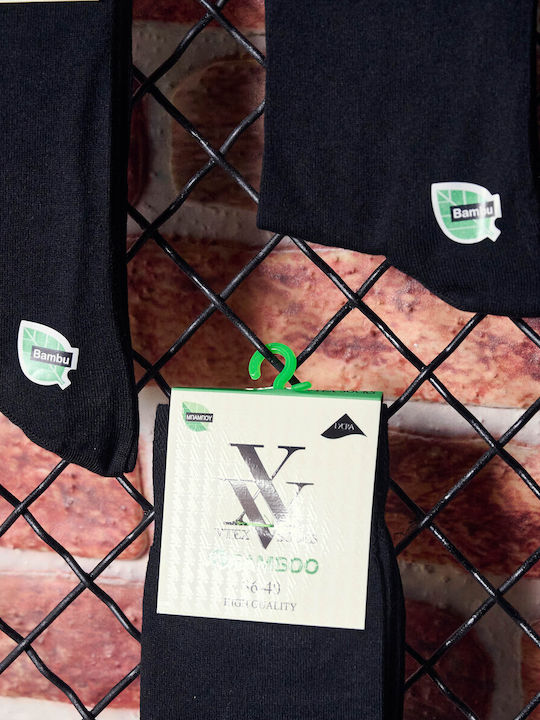 Vtex Socks Ανδρικές Κάλτσες Μαύρες 6Pack