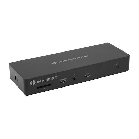 Conceptronic Thunderbolt 4 Docking Station με HDMI 4K PD Ethernet και σύνδεση 2 Οθονών Μαύρο (DONN30B)