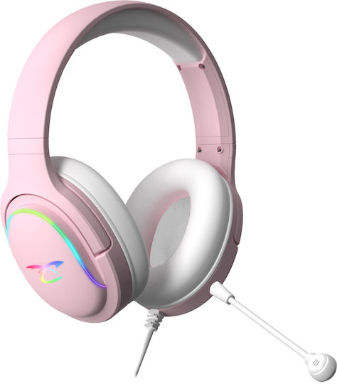 Subsonic Spectra Over Ear Gaming Headset με σύνδεση 3.5mm / USB Ροζ for Nintendo Switch / PC / PS5 / XBOX
