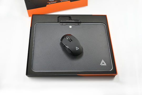 Lexip Гейминг Мишка Пад с RGB Осветление Черен