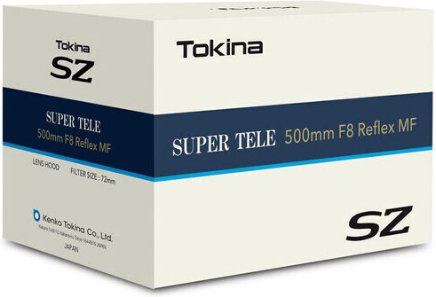 Tokina Full Frame Φωτογραφικός Φακός SZ 500mm F/8 MF Super Telephoto για Fujifilm X Mount Μαύρος