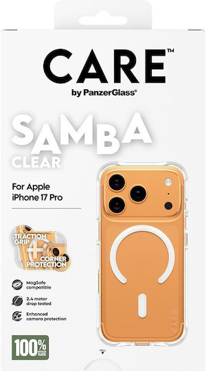 Care By Panzerglass Fashionable Case Samba Transparent W White Magsafe Iphone 17 Pro