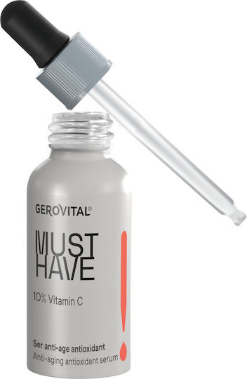 Gerovital Must Have Anti-Aging Anti-aging Serum Face with Vitamin C for Detoxification & Radiance 30ml