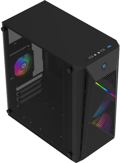 Aqirys Bellatrix Pro Desktop PC Ryzen 5 5500 16GB DDR4 1TB SSD Radeon RX 6500 XT Fără Sistem De Operare