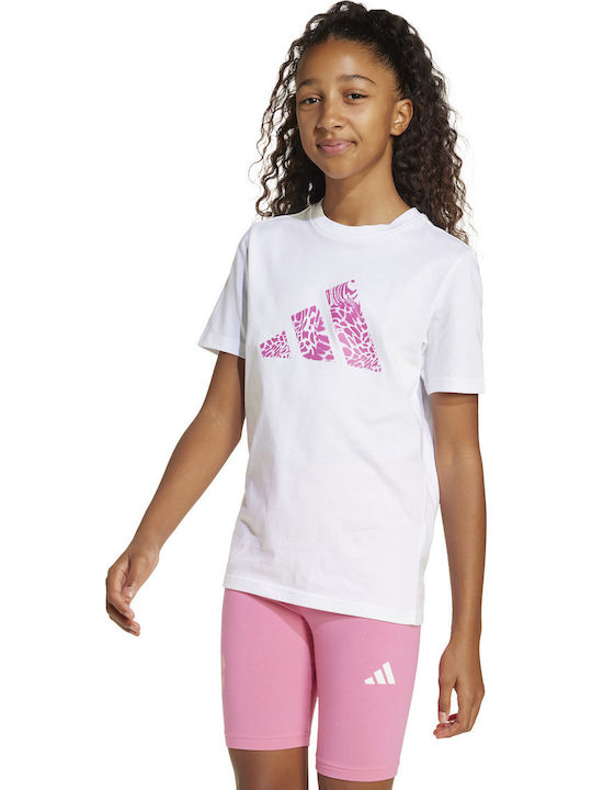 Kids' T-shirt White ANIMAL