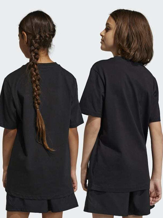 Kinder-T-Shirt Schwarz Essentials Big Logo