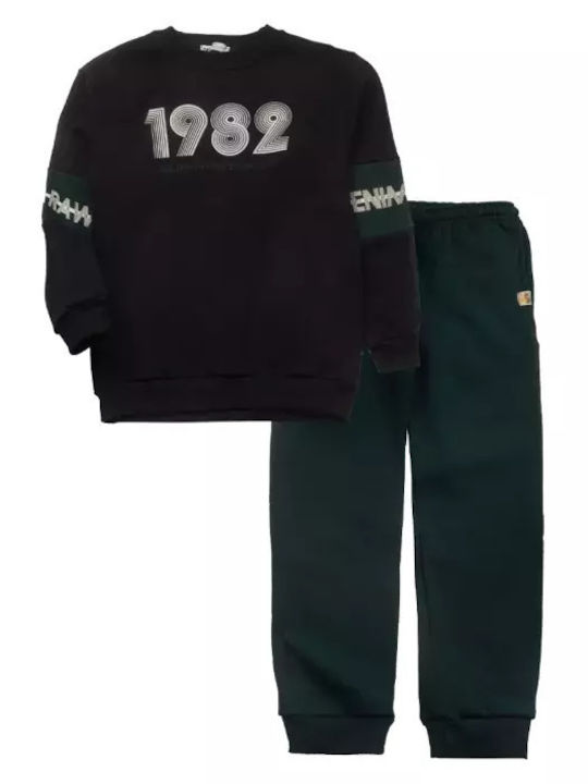 Kids Sweatpants Set Dark Blue-Cypress 2pcs