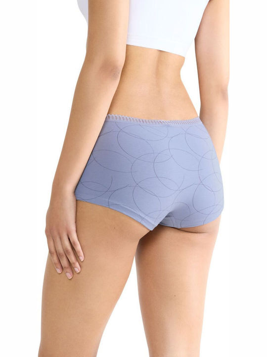 Βαμβακερά Women's Boxer 3Pack Terracotta, Mint, Dusty Pink, Light Blue