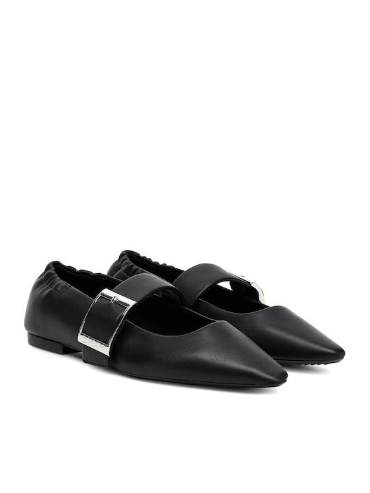 DKNY Pointy Ballerinas Black
