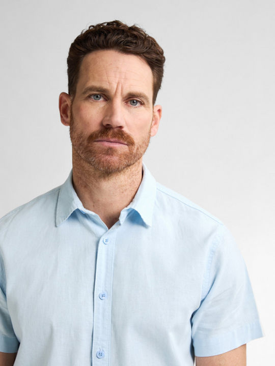 Short-sleeved Shirt Sky Blue