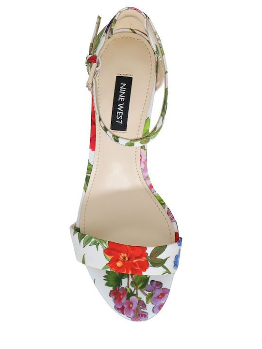 Pruce2 Fabric Sandals White