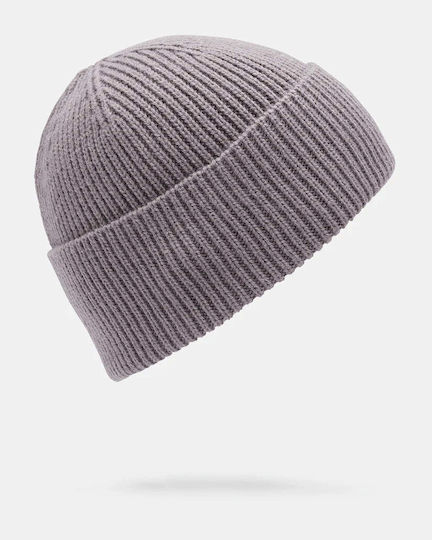 Full Beanie Γυναικείος Σκούφος Πλεκτός σε Μωβ χρώμα