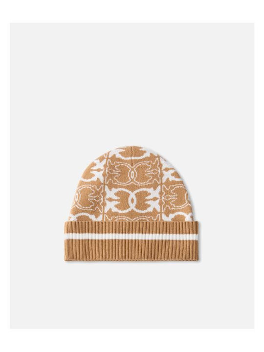 Bulgaria Beanie Unisex Beanie Gestrickt in Beige Farbe
