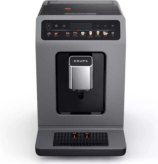 Krups Automatic Espresso Machine 1450W Pressure 15bar with Grinder Brown EA898G