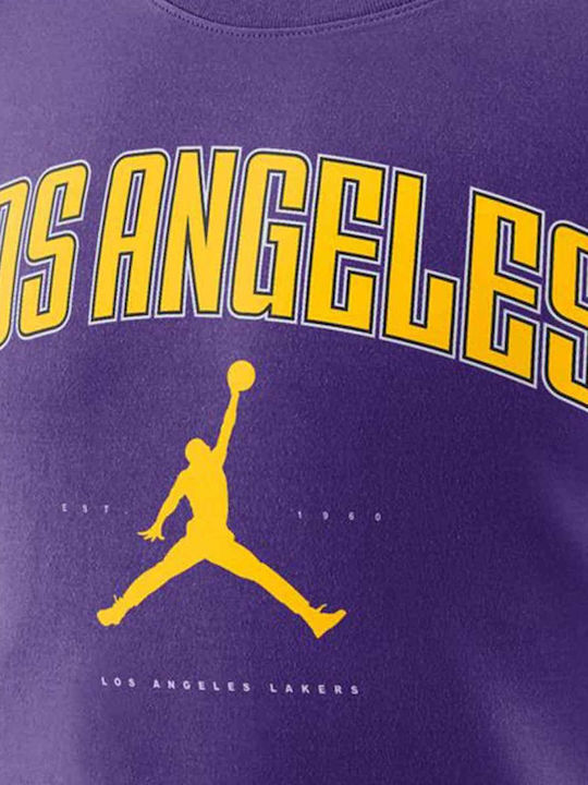 Nba Los Angeles Lakers Спортна тениска Лилав