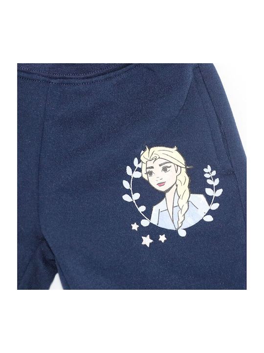 Kids Sweatpants Dark Blue Frozen