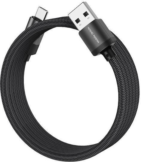 Mobile Origin Magnetisch USB 2.0 Kabel USB-C männlich - USB-A 27W Schwarz 1m